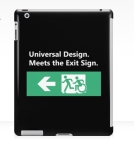 Universal Design Meets the Exit Sign 65 Fundraising Merchandise