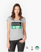Universal Design Meets the Exit Sign 82 Fundraising Merchandise