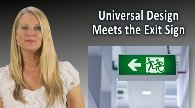 Universal Design Meets the Exit Sign Project Video